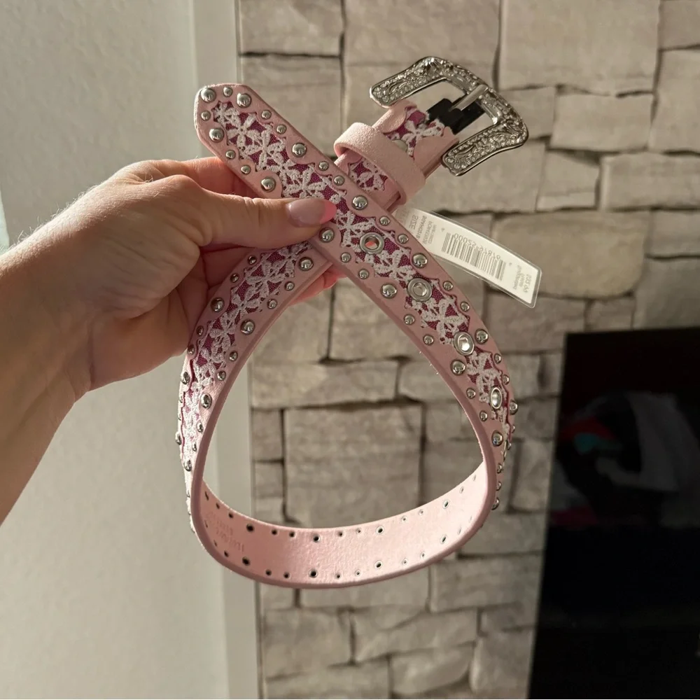 Shyanne Girls' Rhinestone Embellished Western Belt NWT Sz: 4-6Y